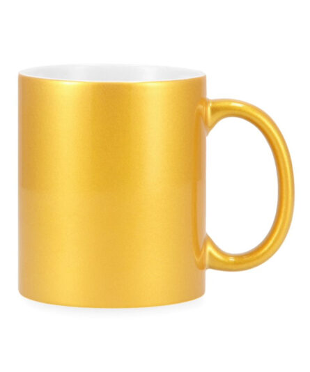 blizgaus pavirsiaus puodelis elegancija auksinis