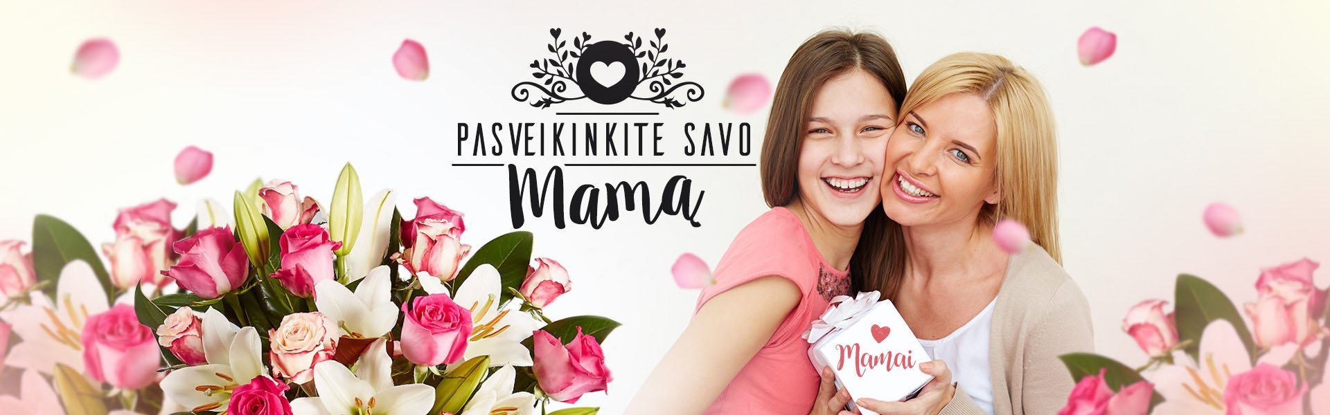 pasveikink savo mama baneris sumazinti