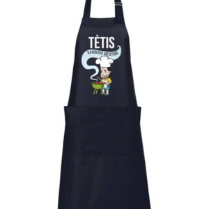 Universali ilga prijuostė „Tėtis barbekiu meistras“