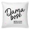 Dekoratyvinė pagalvėlė „Dama bosė“ 50 cm, balta