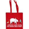 Medvilninis krepšys "Laukiu Kalėdų"