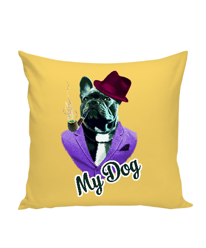 Dekoratyvinė medvilninė pagalvėlė "Dog In Fashion" 40 cm, Manodovanos.lt, susikurkite savo dovaną