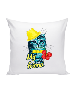 Dekoratyvinė medvilninė pagalvėlė "My Friend" 40 cm, Manodovanos.lt, susikurkite savo dovaną