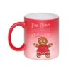 Universalus magiškas puodelis "Kalėdinis meduolis jai" , puodelis su spauda, puodelis su uzrasu, kaledinis puodelis, kaledine dovana