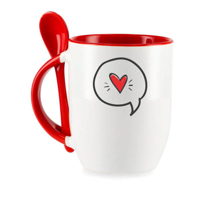 Universalus puodelis kavai ar arbatai Meilė galvoje