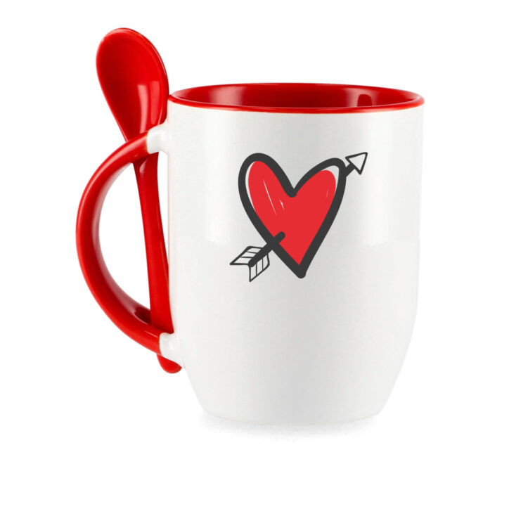 Universalus puodelis kavai ar arbatai Meilė širdyje