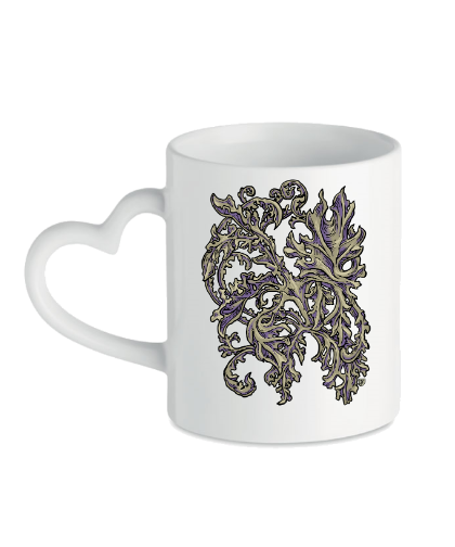 Universalus puodelis "Floral Ornaments", Manodovanos.lt, susikurkite savo dovaną