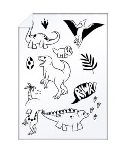Laikinos tatuiruotės vaikams Dinozaurai