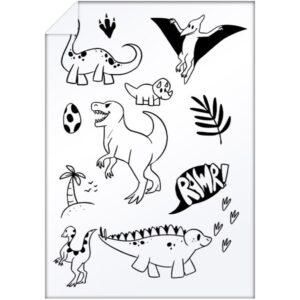 Laikinos tatuiruotės vaikams Dinozaurai