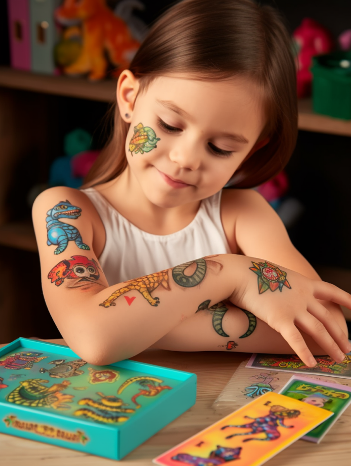 Vaikiškos laikinos tatoo