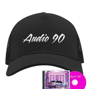 Rinkinys Audio 90 ir laisvalaikio kepuraitė su spauda