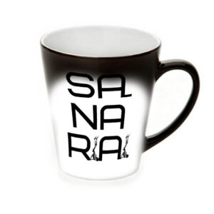 Magiškas latte puodelis su spauda Sąnariai