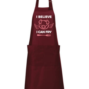 Bordo ilga su kišenėmis prijuostė I can fry