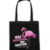 Juodas pirkinių ir dovanų krepšys Flamingas