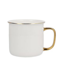 Baltas porcelianinis puodelis kavai ir arbatai Luxury