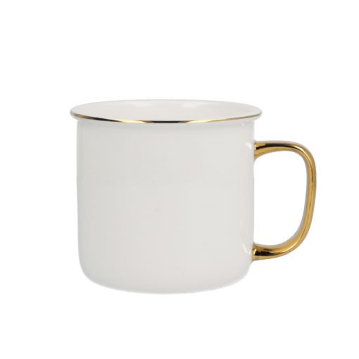 Baltas porcelianinis puodelis kavai ir arbatai Luxury