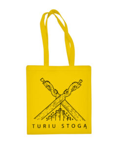 Daugkartinio naudojimo krepšys su Lietuviškais simboliais Turiu stogą