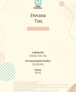 Dovanų kuponas