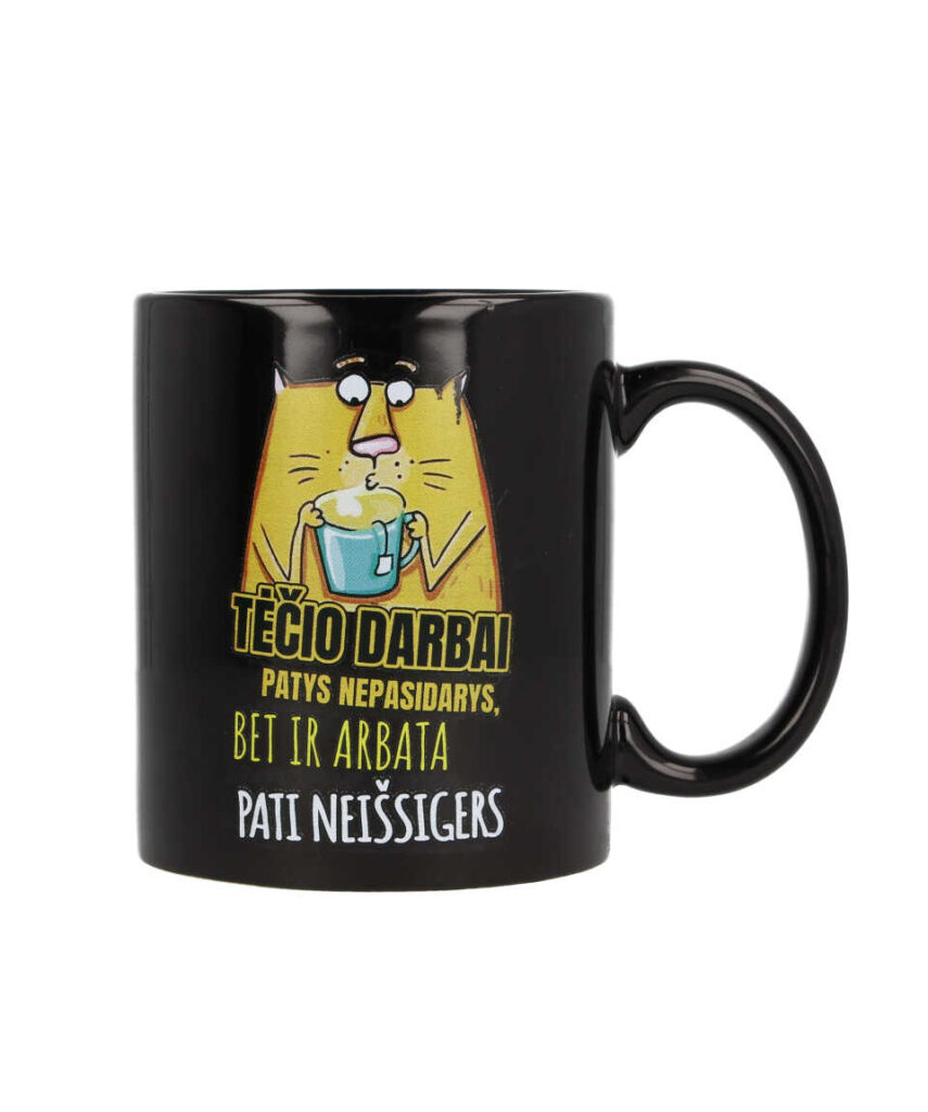 Keraminis puodelis "Tėčio darbai" 325 ml