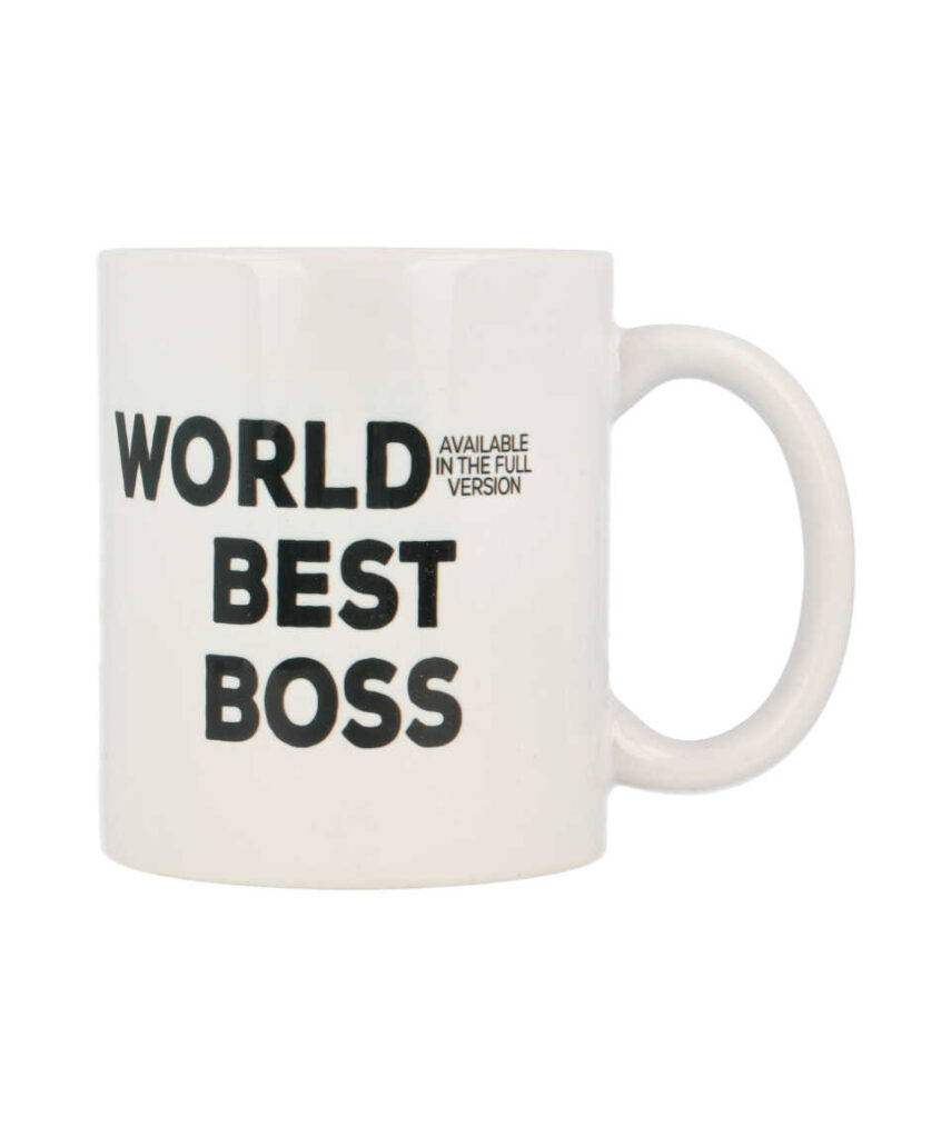 Keraminis puodelis “Best boss” 350 ml