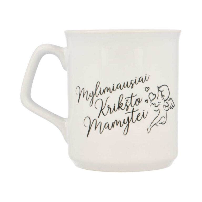 Elegantiškas puodelis "Krikšto mamytei" 300 ml