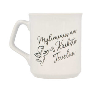 Elegantiškas puodelis “Krikšto tėveliui” 300 ml