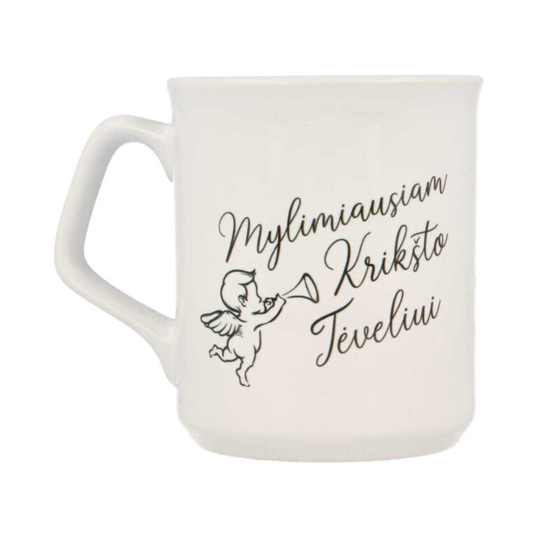 Elegantiškas puodelis “Krikšto tėveliui” 300 ml