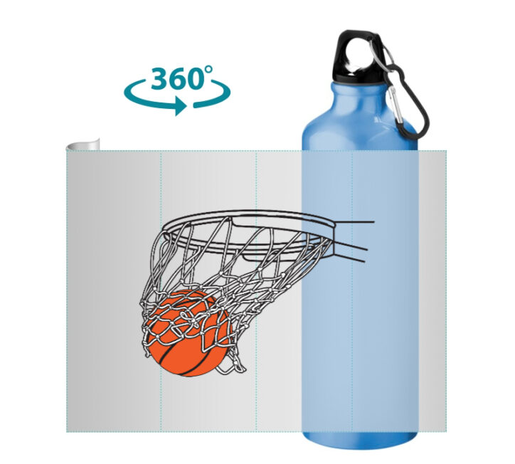 4511 aliuminine gertuve basketball 770 ml zydra