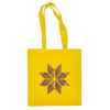 Medvilninis pirkinių krepšys "Auseklis" geltona