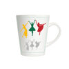 Latte formos puodelis "Baletas" 360 ml balta