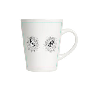 Latte formos puodelis 