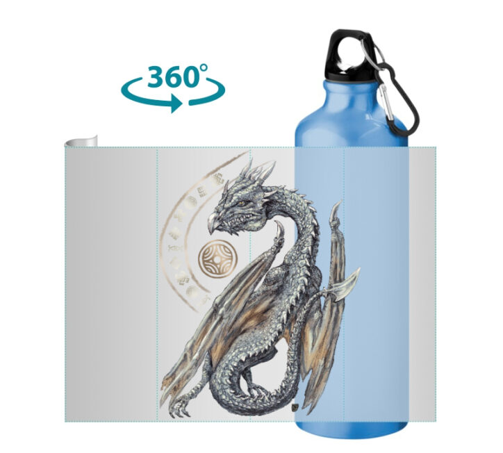 1265 aliuminine gertuve baltic dragon 770 ml zydra