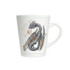 Latte formos puodelis "Baltic Dragon" 360 ml balta