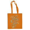 Medvilninis pirkinių krepšys "Golden Leaf" oranžinė