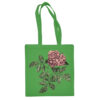 Medvilninis pirkinių krepšys "Royal Rose" kelly žalia