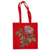 Medvilninis pirkinių krepšys "Royal Rose" raudona