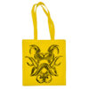 Medvilninis pirkinių krepšys "Tribal II" geltona