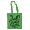 Medvilninis pirkinių krepšys "Tribal II" kelly žalia