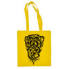 Medvilninis pirkinių krepšys "Tribal Witchcraft" geltona