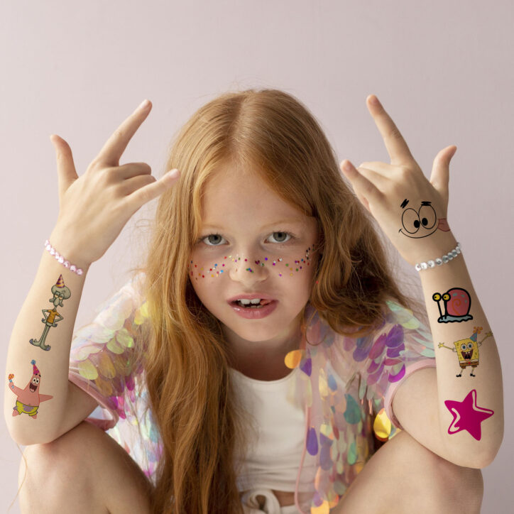 laikinos tatuiruotes vaikams kempiniukas placiakelnis 2