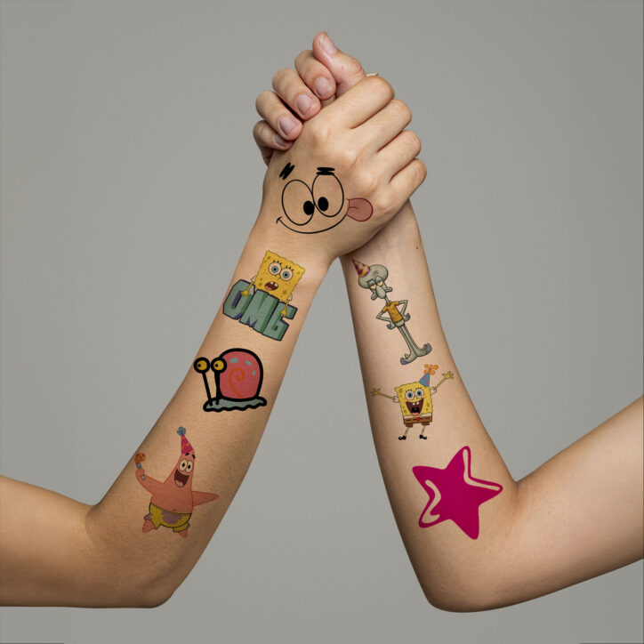 laikinos tatuiruotes vaikams kempiniukas placiakelnis 3