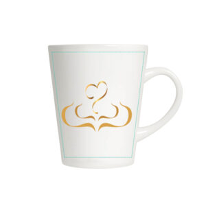 Latte formos puodelis 