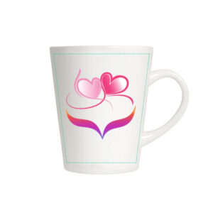 Latte formos puodelis 