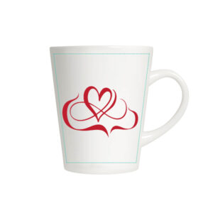 Latte formos puodelis 