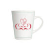 Latte formos puodelis "Meilės puodelis" 300 ml balta