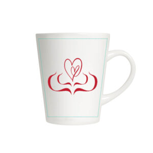Latte formos puodelis 