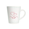 Latte formos puodelis "Meilės rytas" 300 ml balta