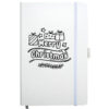 Klasikinio stiliaus ir kieto viršelio užrašų knygutė "Merry Christmas" balta