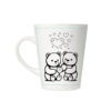 3727 latte formos puodelis couple teddy heart 300 ml balta 2