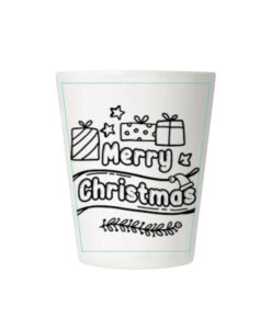 3727 latte formos puodelis merry christmas 300 ml balta 1